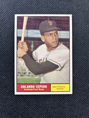 1961 Topps #435 Orlando Cepeda SF Giants High-end NM-MT HOF          B61#435A1 - Image 1 of 2