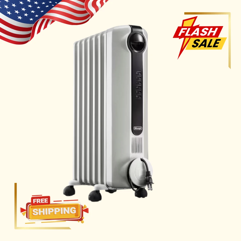 [HOT SALE] DeLonghi TRLSR0715EL 1500W Electric Oil-Filled Space Heater - Image 1 of 4