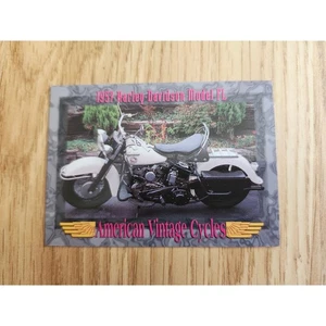 1957 Harley-Davidson Model FL #105 American Vintage Cycles Series 2 1993 Card - Picture 1 of 2