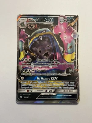 Pokemon TCG Alolan Muk GX 84/147 - Image 1 of 2