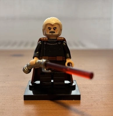 Lego CUSTOM Count Dooku Minifigure sw0472 75017