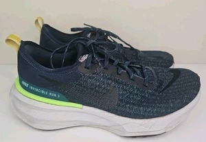 Mens size 11.5 - Nike ZoomX Invincible Run Flyknit 3 Armory Navy Geode Teal - Picture 1 of 10