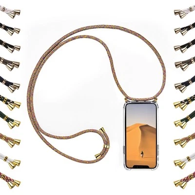 COOLGADGET Etui Coque pour Samsung Galaxy A56 5G Corde Téléphone Portable Chaîne Silicone