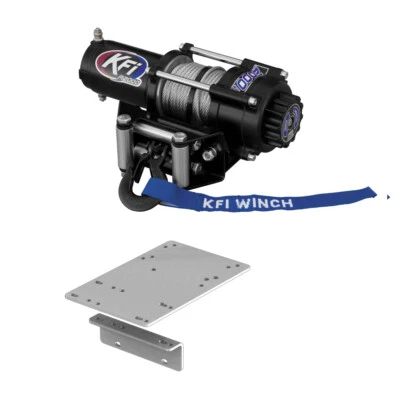 2000 lb KFI Winch Combo Kit (M1) For 2009-2013 Kawasaki 4000/4010 Mule 4x4 Foto 1 de 4