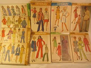 CHOICE 1970 Simplicity PATTERN Misses Size 10,12 DRESS Blouse MINI-SKIRT [Z181] - Picture 1 of 11