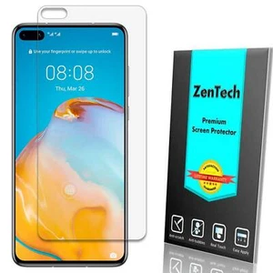 ZenTech Clear Screen Protector Guard Shield Cover Film For Huawei P40 - Picture 1 of 7