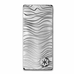2023 1OZ 1 OZ SILVER $2 STAR WARS THE MANDALORIAN BESKAR BAR NIUE MINT - Picture 1 of 2
