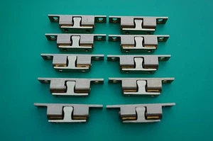 2 SIZES LATCH EACH SOLD IN 10 LOTS ADJUSTABLE BALL CATCH SOLID BRASS - Picture 1 of 19