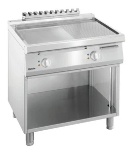 Griddleplatte Griddle Bräter 1/2-1/2 UO 400 V 800 X 700 X 850 Gastro Gastlando - Bild 1 von 3