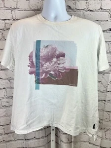 Ted Baker T-Shirt Herren 4 weiß einfarbig Logo 100 % Baumwolle kurzärmelig Pullover - Bild 1 von 6