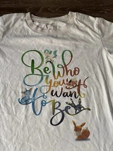 Uniqlo Pokemon Eevee Be Who You Want To Be Umbreon Evolution Shirt sz L Nintendo - Picture 1 of 19