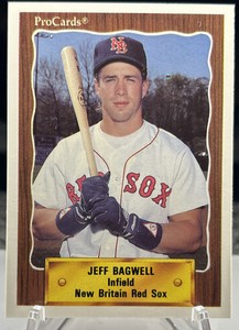 1990 ProCards Jeff Bagwell #1324 New Britain Red Sox Astros HOF