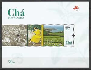 Portugal 2019 Tea from the Azores MNH Block