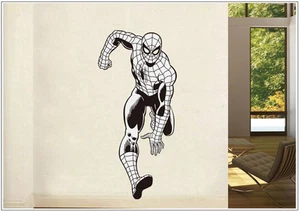 Wandtattoo wandaufkleber wandsticker photo tanzen Porträt spider Man wph45 - Picture 1 of 3
