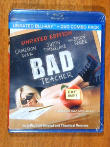 BAD TEACHER UNRATED EDITION 2011 BLU RAY & DVD BRAND NEW SEALED CAMERON DIAZ