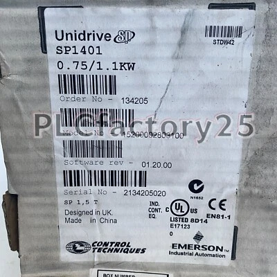 EMERSON Control Techniques UNI1401 By UPS or DHL - Image 1 of 4