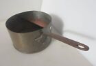 Georgian Copper Sauce Pan Iron Handle Old Cooking Victorian Antique 9.5"W