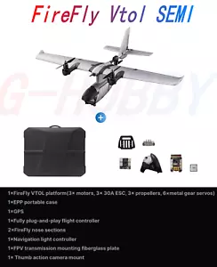 HAOHAN Firefly Modular & Multi-Mount VTOL-SEMI FPV Airplane Support VTOL 1080mm - Picture 1 of 24