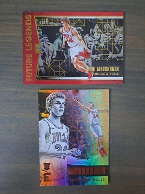2017-18 Panini Essentials 159 Lauri Markkanen ROOKIE LOT Future Legends FL-14 RC - Image 1 of 4