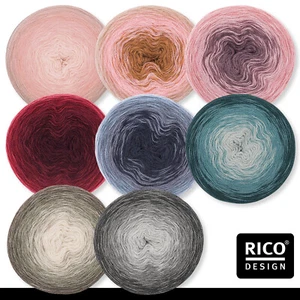 Rico Design 200 g Creative Wool Dégradé Wolle Garn Stricken Häkeln 8 Farben - Picture 1 of 22