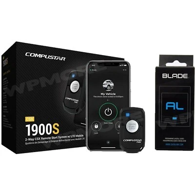 Compustar CSX1900-S 2-Way Remote Drone DR-X1 LTE Smartphone + BLADE-AL Bypass  - Image 1 of 4