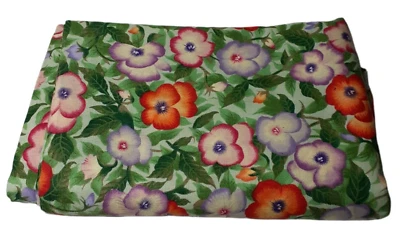 Tela de coser de algodón flor de amapola floral brillante audaz colorido acolchado artesanías 2 años Foto 1 de 4