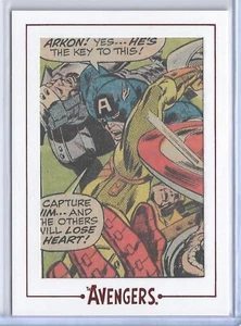 Marvel Avengers Edad de Plata Archivo Corte AV80 48/135 Capitán América Cómic SKC - Imagen 1 de 2