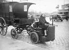 Woman Driving A Model Of Tractor Used To Tow Heavy Vehicles, Prese - Old Photo