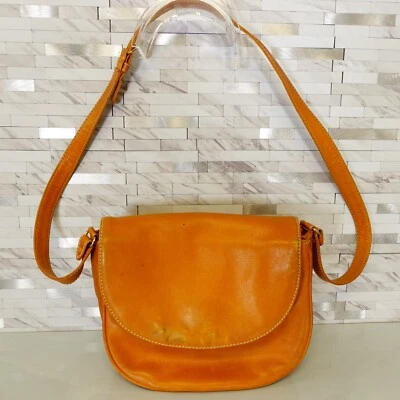 Bolso Bandolera Bottega Veneta Vintage Cuero Marrón Hombro Sillín Eslinga Boho Foto 1 de 4