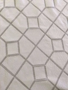 bellissimo tessuto jacquard da cortile drappeggio cuscini tappezzeria geometrica - Foto 1 di 2