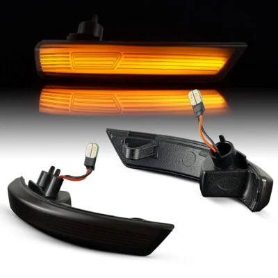 Frecce specchietto retrovisore esterno LED nere per Ford Focus II, III Mondeo IV - Immagine 1 di 4