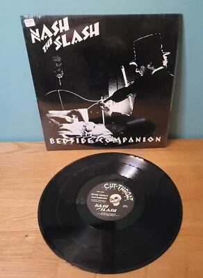 Nash The Slash Bedside Companion Cut Throat Records Still In Shrink Punk Rock LP - Image 1 of 4