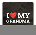 I Love My Grandma 2 Pack Drinks Coasters Grandmother Gran Granny Nan - 9Cm X 9Cm
