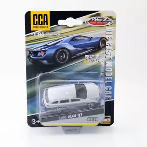 1:64 Audi Q7 SUV Model Car Diecast Toy Cars for Kids Boys Toddlers Gift Silver - Picture 1 of 1