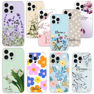 Charming Florals TPU Phone Case Custom For iPhone 16 Pro Max 16e 14 13 15 Cover - Picture 1 of 95