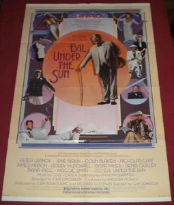 Póster de la película Evil Under The Sun 27x41 S/S plegado Peter Ustinov Jane Birkin - Imagen 1 de 3
