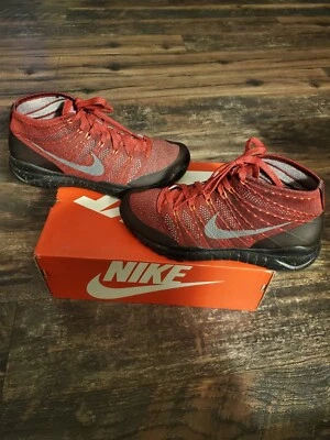 Nike Chukka Flyknit Fsb Trainer Gym Red Deep Burgundy 9.5 625009 601 - Image 1 of 4