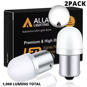 LED White 5007 Map Light,Tail Light,Rear Side Marker Light Bulbs,Short 1.54inch - Picture 1 of 8