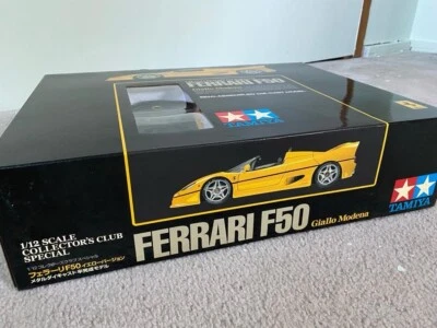 1/12 scale TAMIYA Ferrari F50 Yellow Collector's Club Special NIB - Image 1 of 4