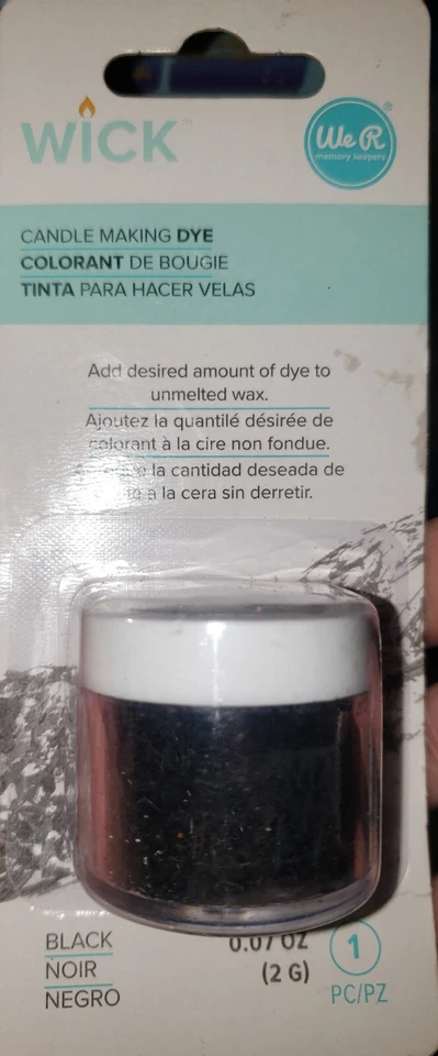 We R Wick Wax Dye .07 oz Candle making dye Black - Image 1 of 1