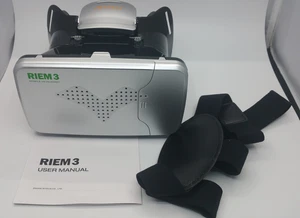 Ritech3d-V3 Riem3 VR Goggles built-in Google Cardboard V2 Touch Button (Black) - Picture 1 of 6