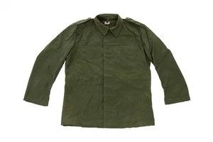 Swedish army surplus heavy cotton vintage green field jacket - Picture 1 of 1