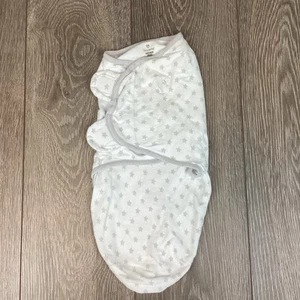 Swaddle Me Baby Swaddle Sleep Sack Hook and Loop Closure 100% Cotton S/M Stars - Picture 1 of 3