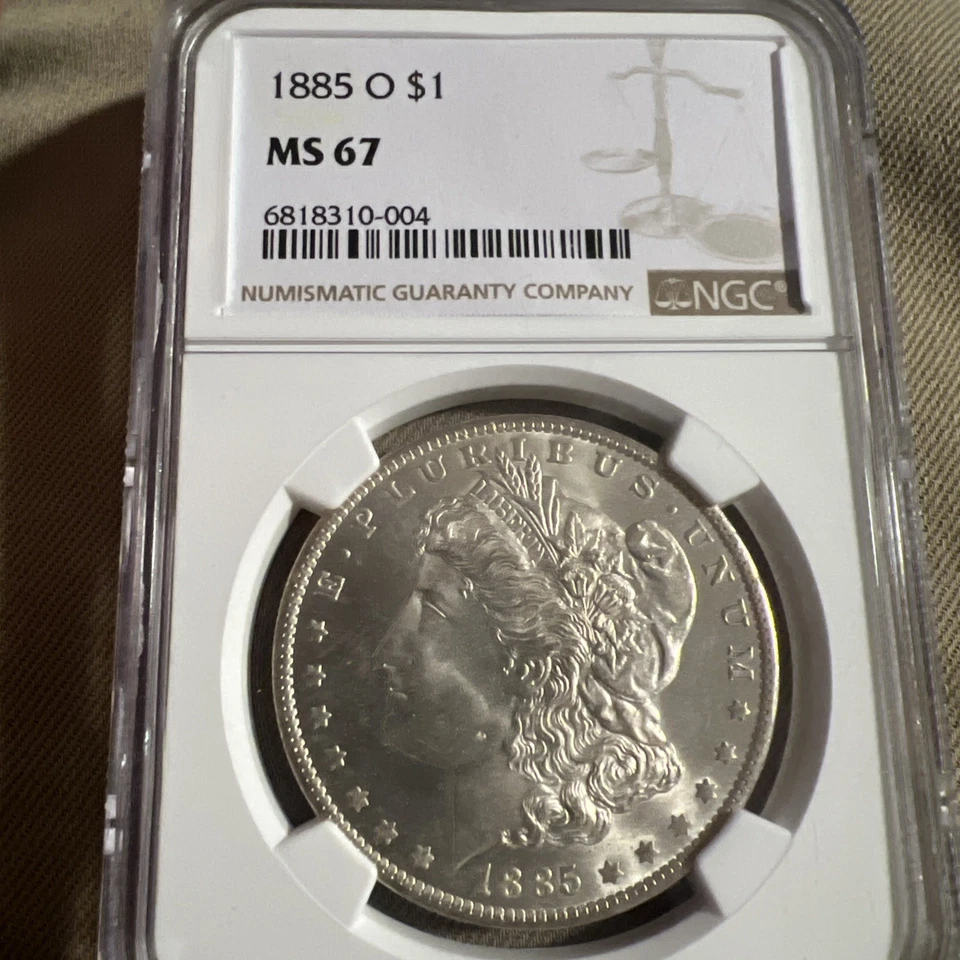 1885 O Morgan Silver Dollar NGC MS-67 - Image 1 of 4