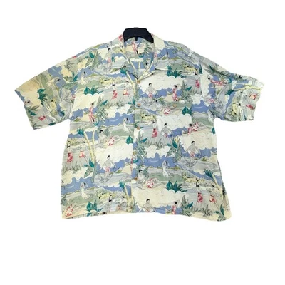 VINTAGE Waikiki Wear by Cherokee Hawaiian Shirt Mens Large - Image 1 of 4