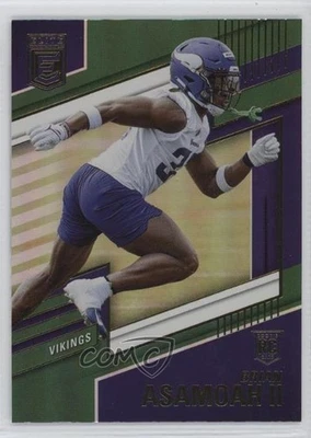2022 Panini Donruss Elite Rookies Green Brian Asamoah II #199 Rookie RC - Image 1 of 2