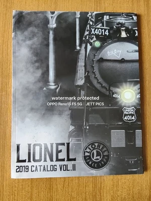 LIONEL 2019 CATALOG VOL. II MODEL TRAINS & ACCESSORIES VINTAGE - Imagen 1 de 4