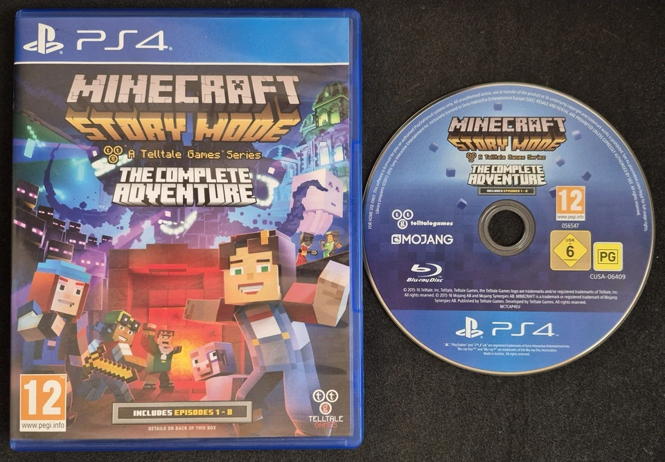 Minecraft Story Mode The Complete Adventure - PS4 - Same Day Dispatch !! - Image 1 of 1