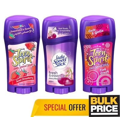 Lady Speed Stick Konvolut Teen Spirit Cherry Deodorant 48H Schutz XXL 3-teilig