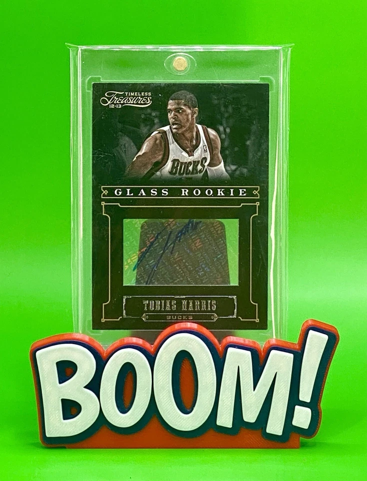 2012-13 Panini Timeless Treasures Glass Rookie Autographs Tobias Harris #241 /25 - Image 1 of 2